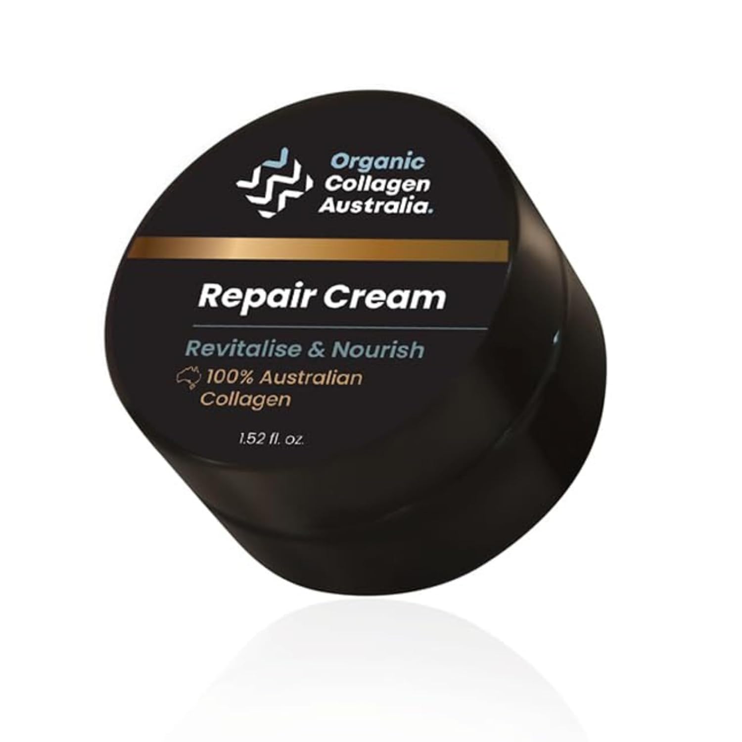 Organic Collagen Australia Repair Cream - Collagen Face Moisturizer for Women & Men - Hydrating & Nourishing Skincare (1.52 oz)