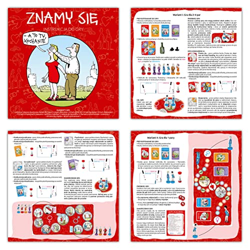 Znamy Sie Gierki Malzenskie Gra Towarzyska Imprezowa Prezent Po Polsku Polish Board Game, Red - Image 3