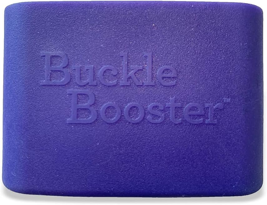 Silicone BPA-Free Buckle Booster for Rear Seat Belts - Uprights Your Second Row Receptacle for Easy Reach - No More Floppy Buckle (2)