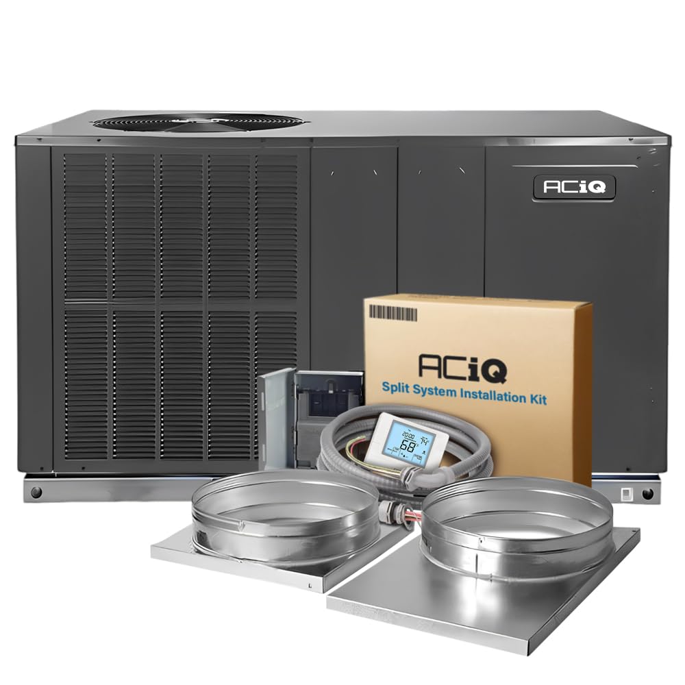 ACiQ 3 Ton 13.4 SEER2 Packaged Heat Pump Unit with 7.5kW Back-up Heat Kit & Install Kit