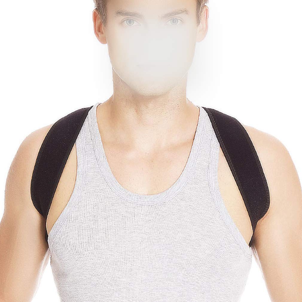 Bene Regolabile Fascia Posturale Spalle, Supporto Traspirante Migliorare Postura Correzione Che Fornisce Sollievo dal Dolore per Il Collo Schiena Spalle Unisex, S