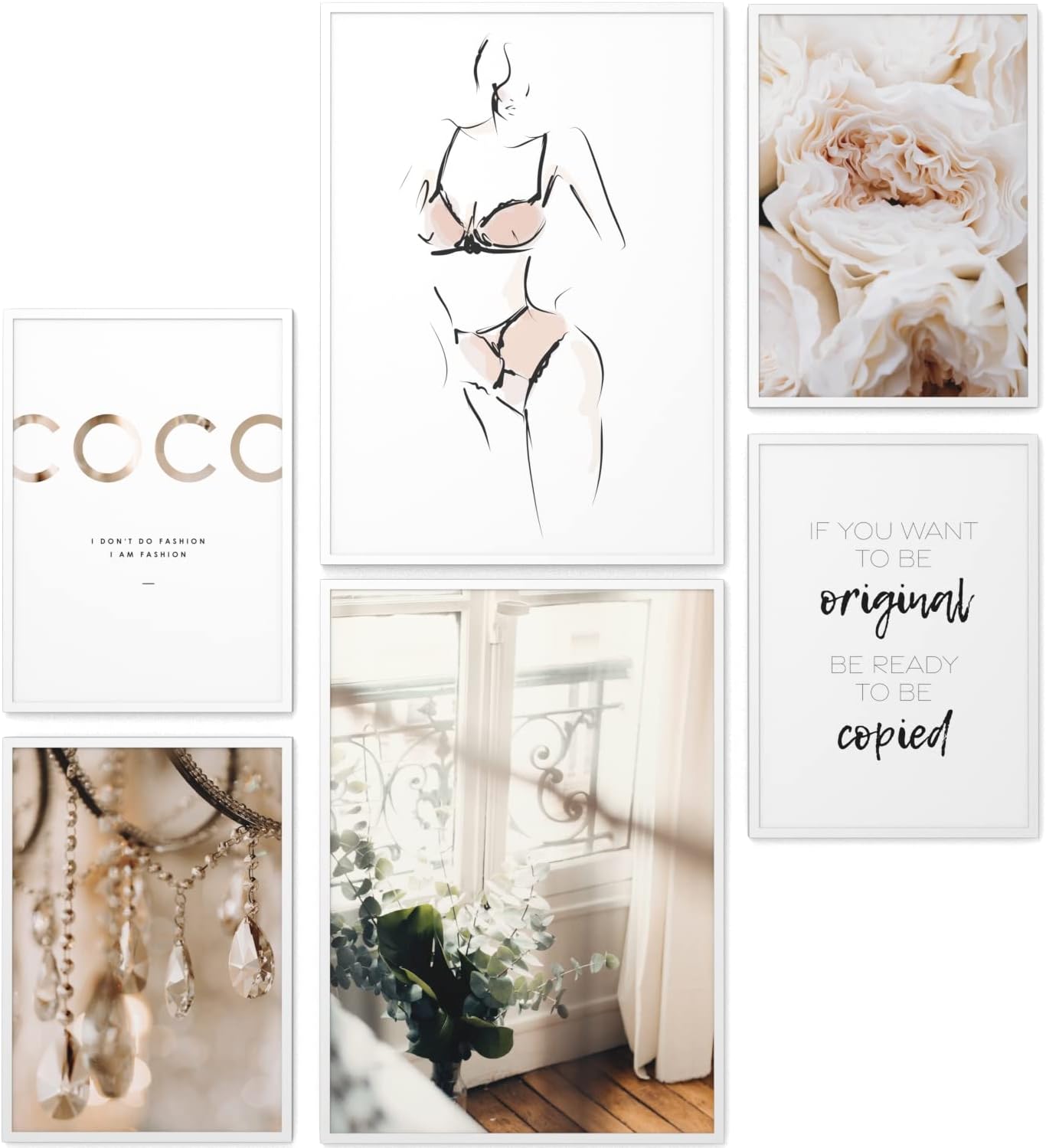 Set Di Due Stampe Da Inquadrare. Dai Un Tocco Diverso Al Tuo Salone O - Foto 9