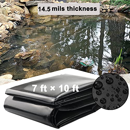 Inslat 14.5 Mil Pond Liner, 7x10 Ft Pond HDPE Skins Small Fish Pond