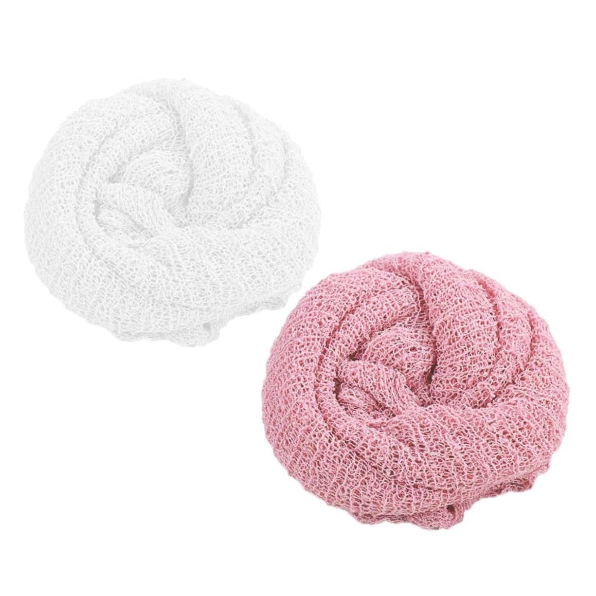VICASKY 6piezas De Swaddle para Recién Nacidos De Transpirable y Elástico para Fotografía De Bebés y Rosa