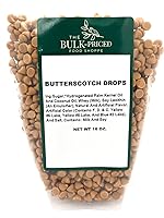 Vista 1 de Gotas de caramelo de mantequilla, tamaño a granel, chips para hornear (bolsa vertical resellable con cierre de cremallera de 1 libra)