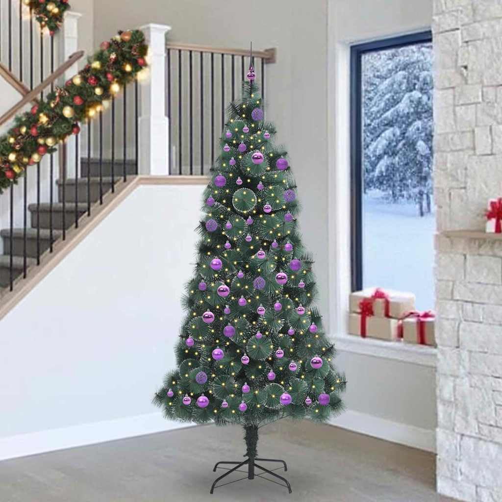 Árbol de Navidad LED USB GeenYuu abeto artificial con base estable de metal