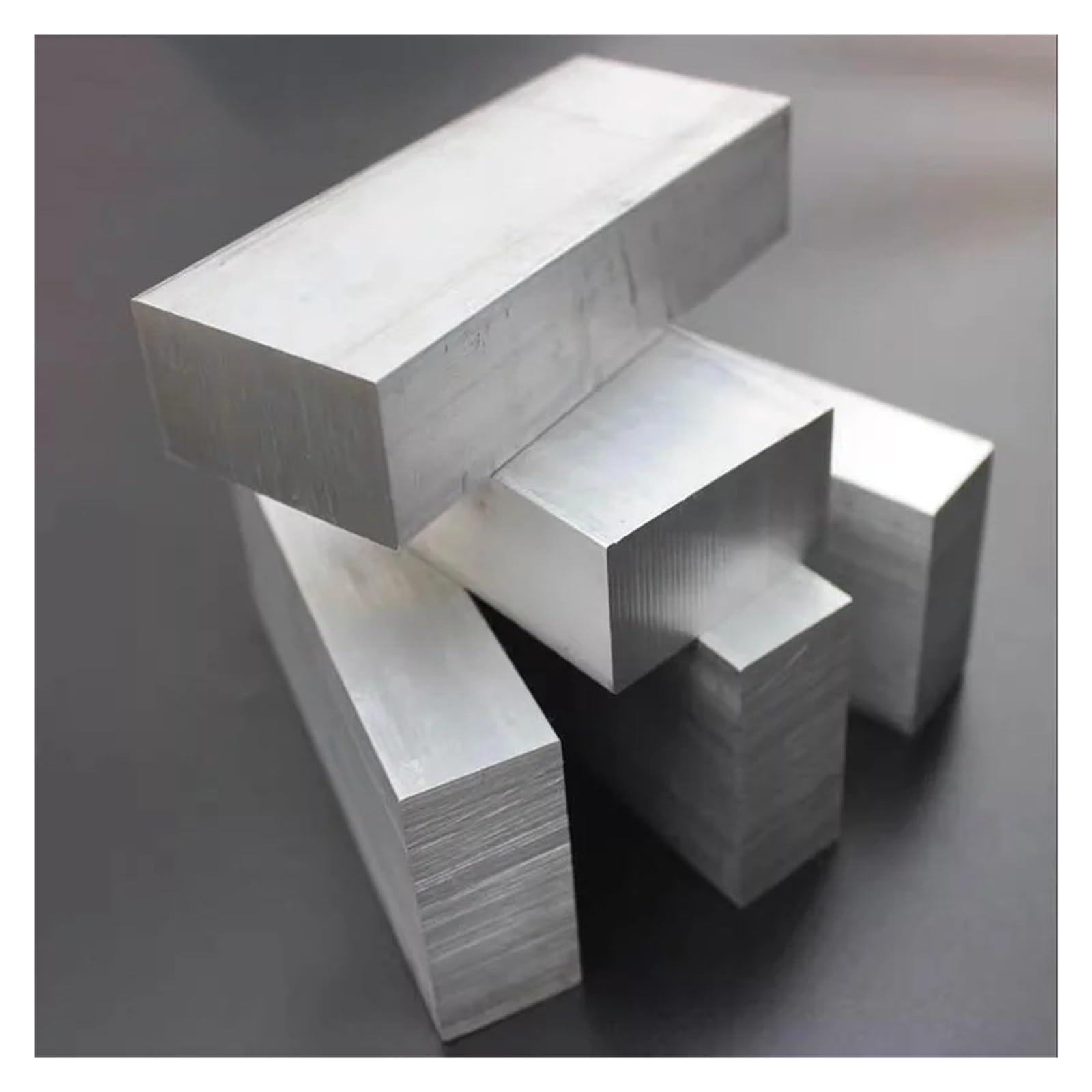 Aluminium-Flachstangen 6061 Aluminiumlegierung Flachstangenplatte Dicke 2 mm 3 mm 4 mm 10 mm Breite 10 mm 12 mm 15 mm 20 mm 25 mm 30 mm 40 mm 50 mm 60 mm 70 mm(3x15x500mm 5pcs)