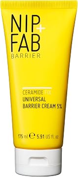 Nip+Fab Ceramide Fix Universal Barrier Body Cream 175 ml, with Ceramides, Niacinamide and Glycerin to Protect, Nourish, Hydrate & Moisturize Body Skin