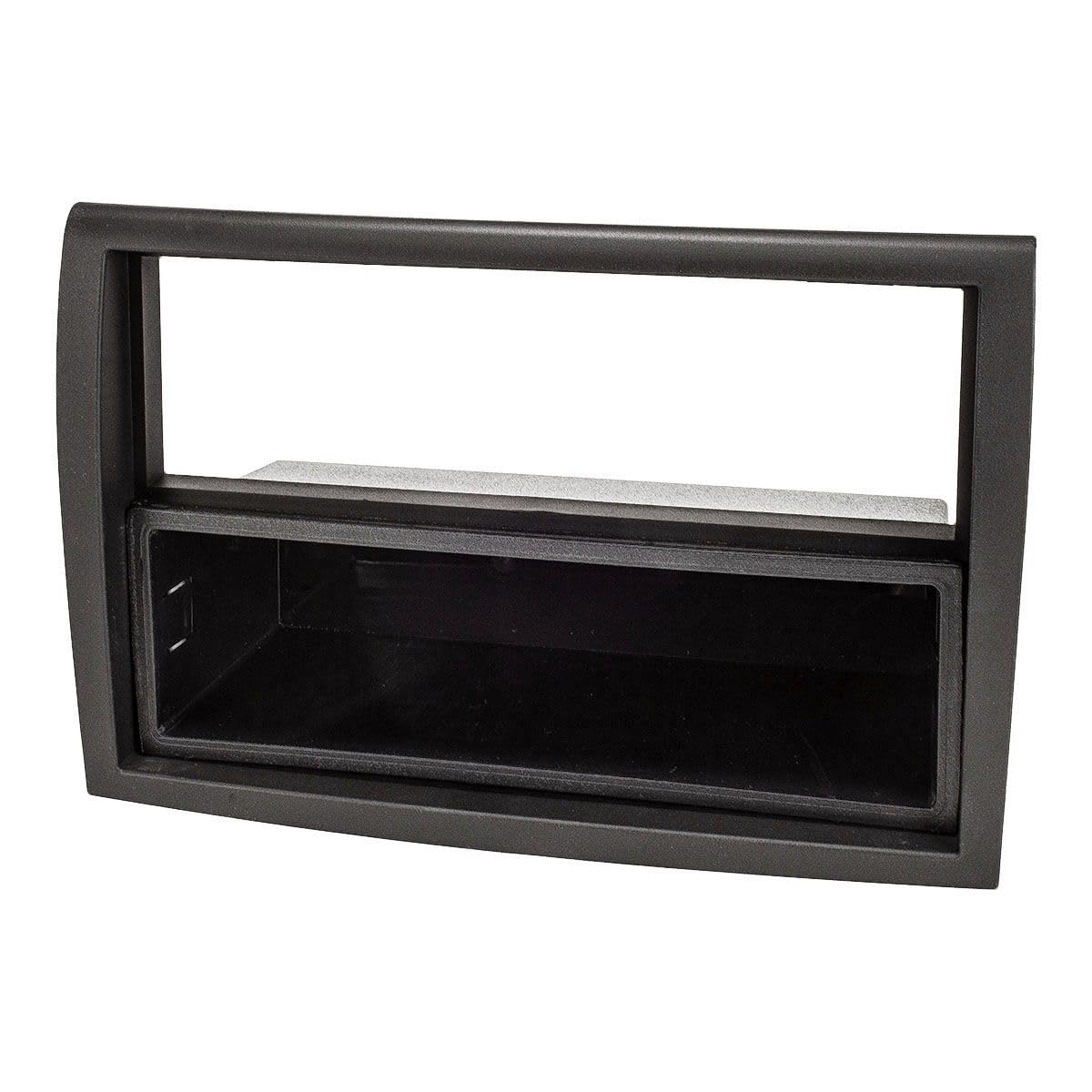 tomzz Audio 2414-010 Coperchio radio compatibile con Fiat Ducato Peugeot Boxer Citroen Jumper Relay nero veicolo con predisposizione radio