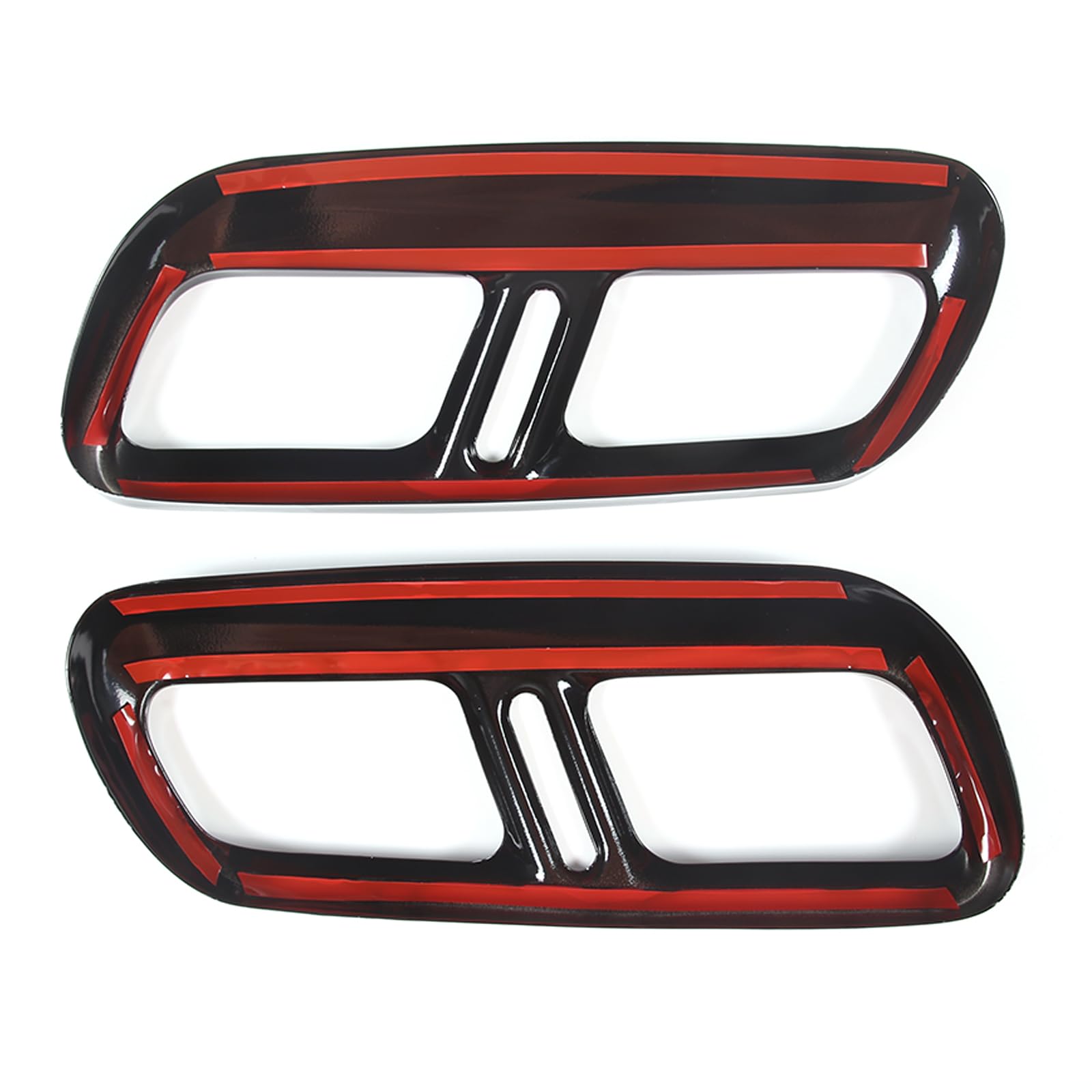 Silenciador trasero de acero inoxidable para tubo de escape de coche, cubierta de salida para LR Range Rover Sport L461 2023 2024 accesorios exteriores (estilo B-negro)