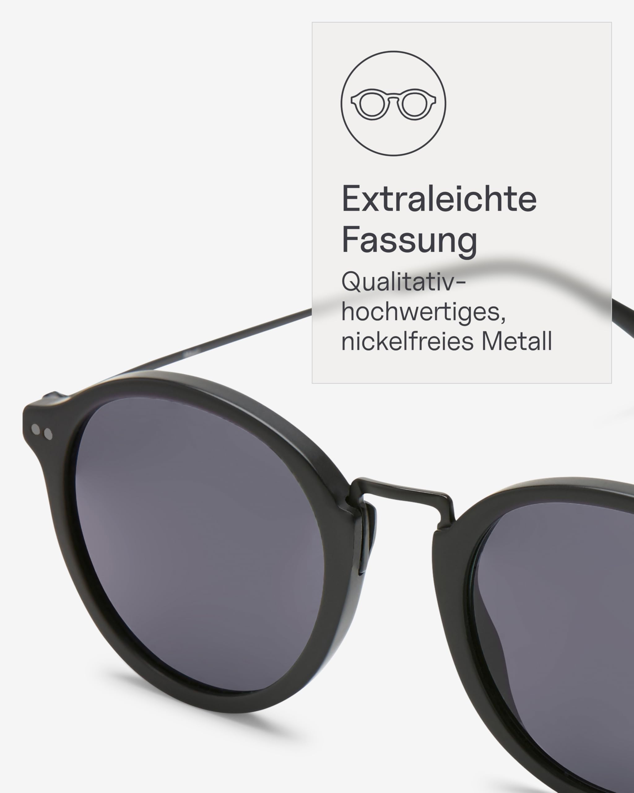 Kapten & Son Sonnenbrille Maui | Sonnenbrille Damen & Herren mit Sonnen- und UV-Schutz| Stylische, runde Sonnenbrille | Unisex Sunglasses