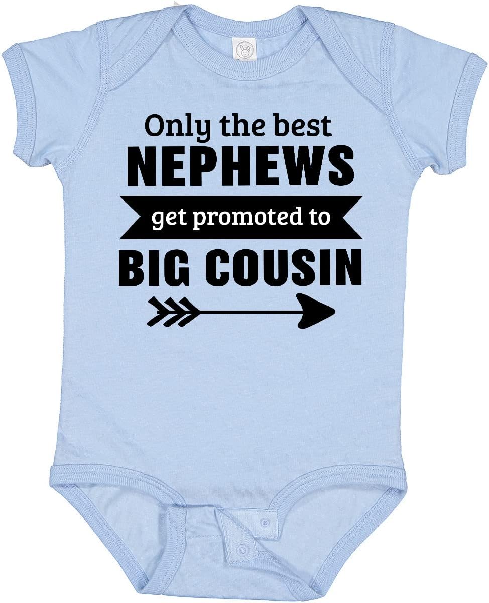 inktastic Only the Best Nephews Get Promoted To Big Cousin Baby Bodysuit
