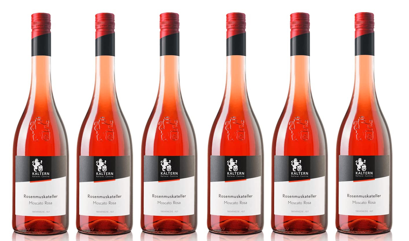 6x 0,75l - 2024er - Cantina Kaltern - Klassik - Rosenmuskateller - Moscato Rosa - Trevenezie I.G.P. - Italien - Rosé-Wein lieblich