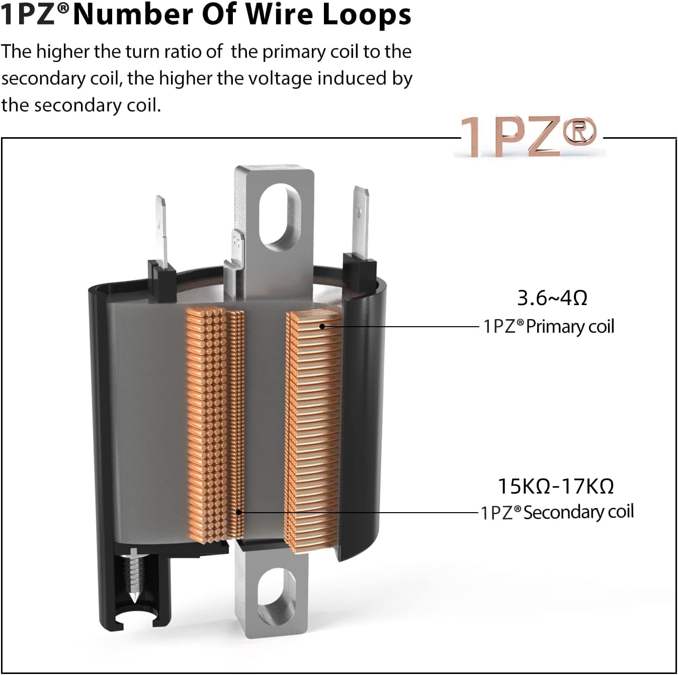 Amazon | 1PZ JP9-AD1 強化 TCI点火專用 535mm イグニッションコイル