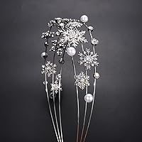 Vista 64 de HEIDKRUEGER Diademas para el día de San Valentín con diamantes de imitación con purpurina y corazón para el cabello, accesorios para el día de San