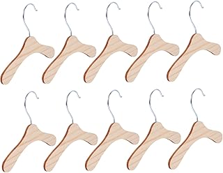 Angoily 10pcs Pet Hanger Dog Cage Garment Rack Dog Clothes Pet Clothes Stuff Small Clothes Hangers Pets Mini Pet Clothed Hander Pet Clothing Coat Miniature Clothes Rack Baby Wood