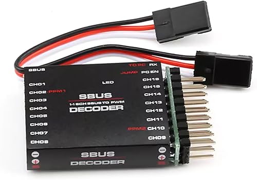 Miniatura 4 de TECKEEN Convertidor de señales SBUS, 16CH SBUS a PWMPPMDECODER Convertidor para Futaba para transmisores Frsky RC FPV Drone