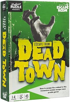 Escape from The Dead Town - Zombie Themed Escape Room Game - Multiplayer Brain-Teasing Game by Professor Puzzle.