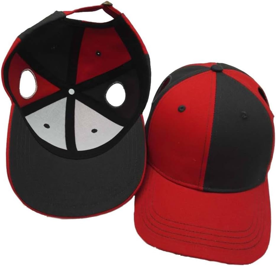 HarlequinHats Pigtail Hat 1.0 Black/Red