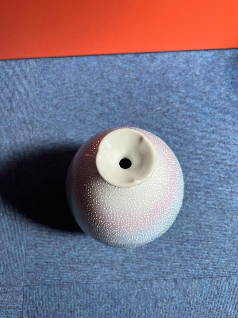 1017  藤井朱明作　日辰会友　花瓶　未使用 1017 藤井朱明作 日辰会友 花瓶