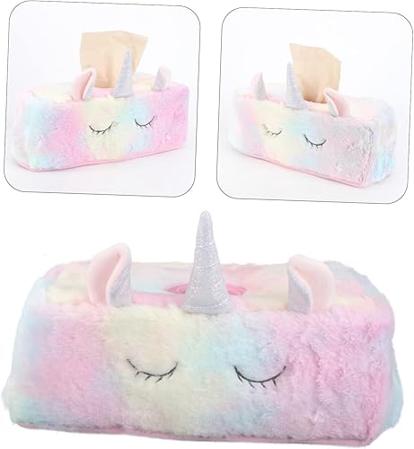 Miniatura 3 de MAGICLULU Dispensador de toallas de papel, dispensador de papel para escritorio, cubierta de caja de pañuelos faciales para oficina en casa,