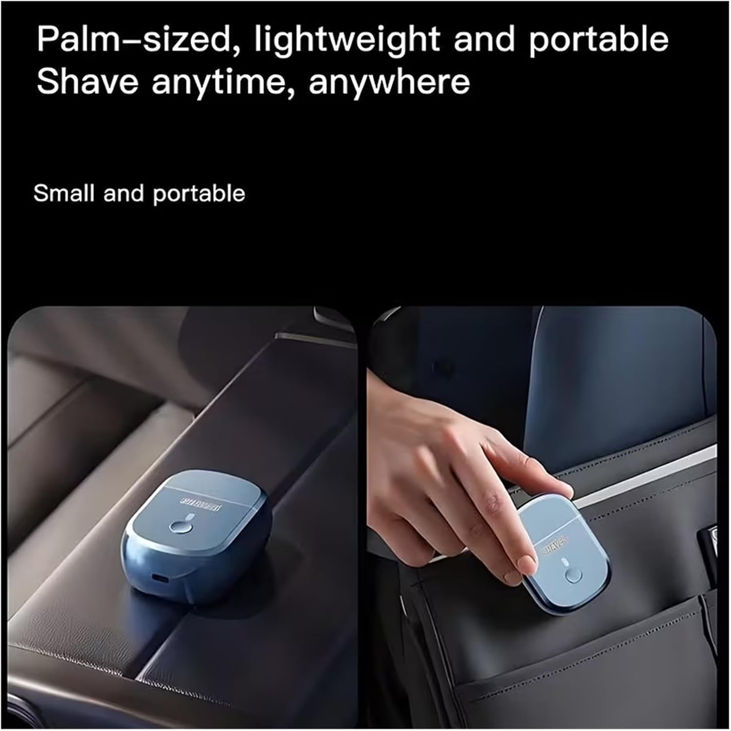 Fit for Portable Electric Shaver for Men - USB Travel with Dual Ring Floating Heads(G)