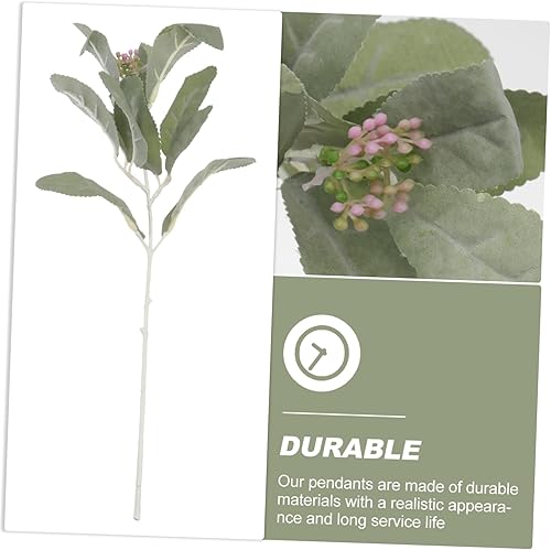 Miniatura 4 de DECHOUS 5 piezas de plantas de imitación, arreglo floral, hojas, guirnalda artificial, recoger hojas, decoración de mesa, hojas artificiales para