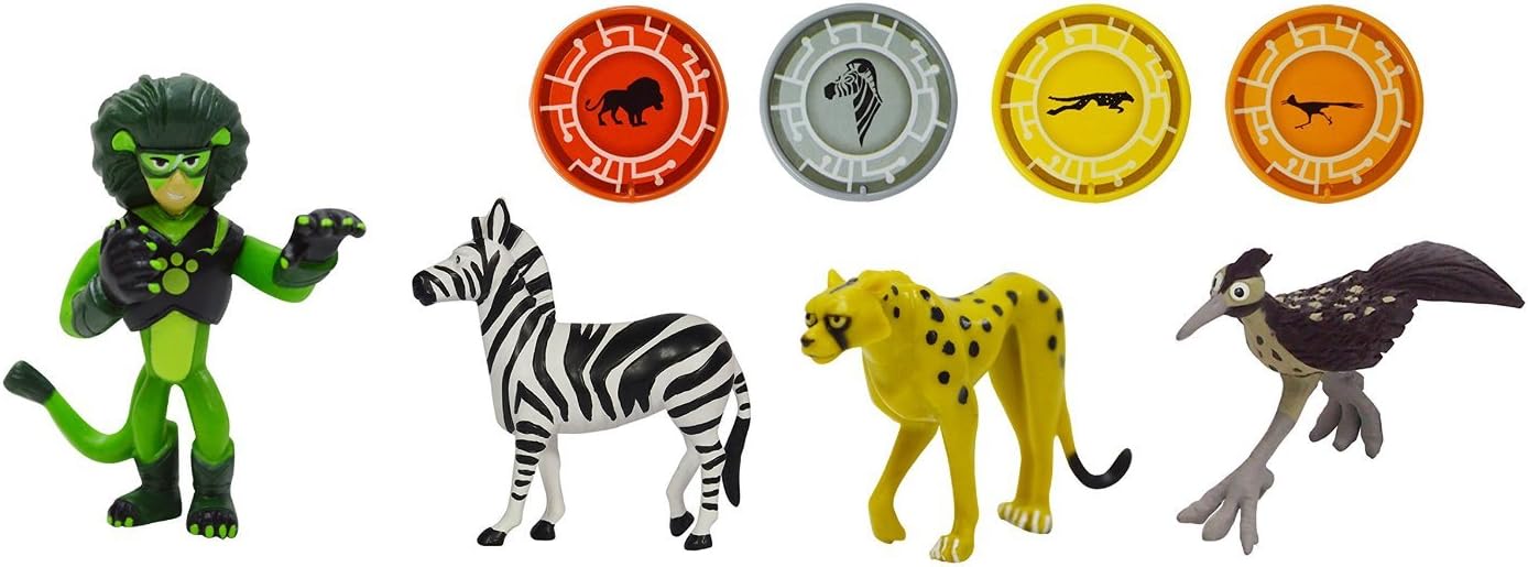 Wicked Cool Toys Wild Kratts, Activate Creature Power, Runners 4-Pack Figure Set