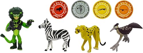 Miniatura 5 de Juego de figuras de acción Wild Kratts, activa la potencia de estas criaturas. Corredores, 4 unidades