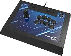 Controle com fio para jogos de Luta Hori ALPHA para PS4, PS5 e PC Licenciado para consoles Sony