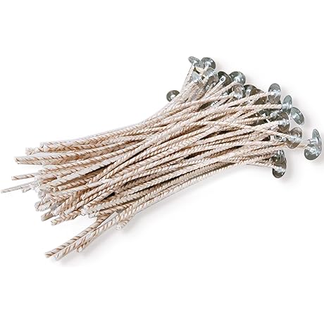 Candle Wicks for Soy Candles: 6 inch ECO Wicks for DIY Candle Making Kit