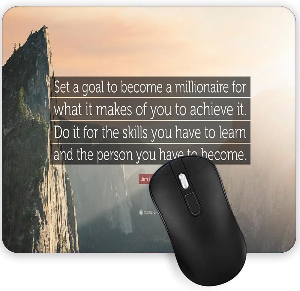 Gadgets WRAP Gaming Mouse Pad 7.5 x 9 Inch, Anti-Slip, Spill-Resistant, Ideal for Home, Office, Gaming Setups - Skills Over Dollars
