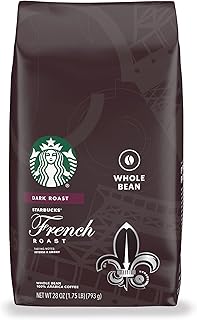 Starbucks Dark Roast Whole Bean Coffee- French Roast, 100% Arabica, 28 ounces