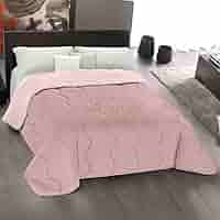 Trapunta Invernale Letto Singolo 160x250cm - Fantasia Fiori Rosa, Made In Italy, Calda E Morbida - Foto 6