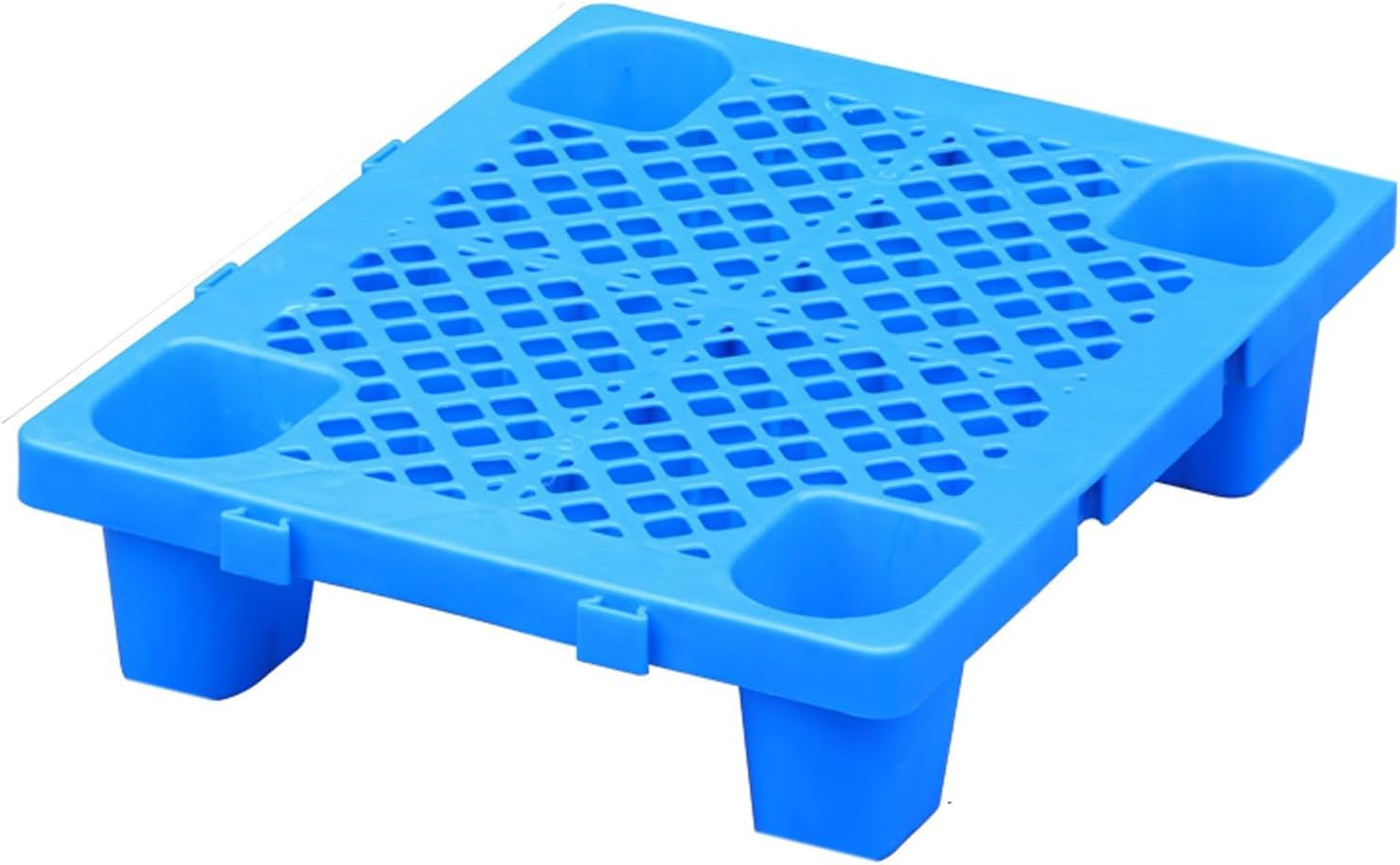 Plastic Pallets, Nestable Interlocking Design, Moisture-Proof and Waterproof, Supports up to 2000 Lbs, Breathable Grids, Ideal for Storage and Transport