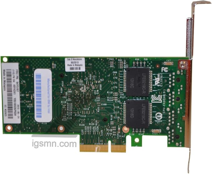 Tarjeta de red IBM 94Y5167, adaptador Ethernet quad-port para servidor miniatura 3
