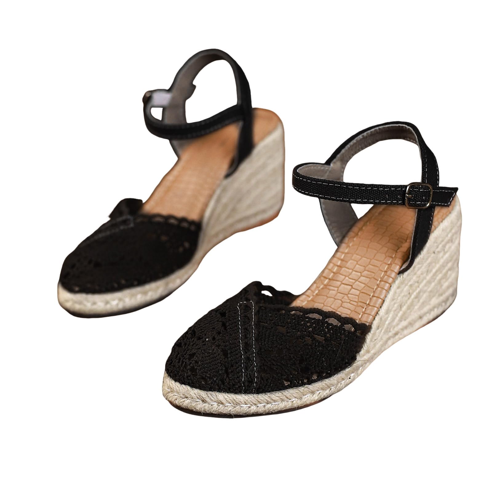 Sandalias Cós Para Mujer Sandalias Para Mujer Mules De Cuero Cós De Verano Modernas Con Cuña Y Pantuflaspremium Sandaliasde Verano Con Anti Transpirables Estilo Bohemio Punta Abierta Y Tacón Bloque