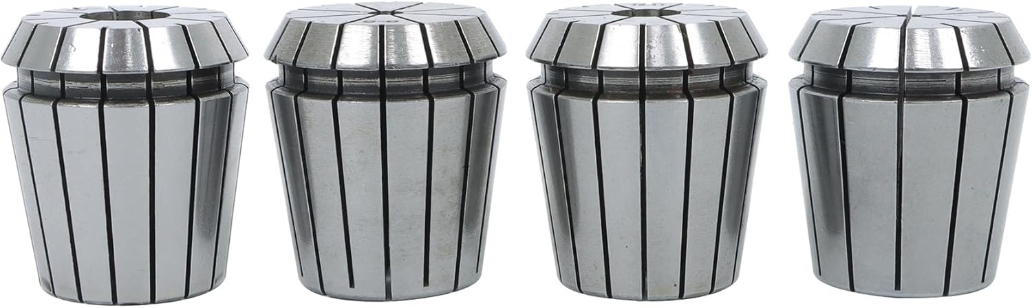 waltyotur 24Pcs ER40 Collet Sets Collet Chuck 3-25 mm Workholding Collets Replacement for Milling 40CR