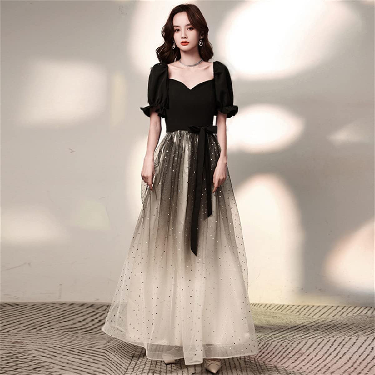 [CHUMO] レディース ドレス イブニングドレス フォーマルドレス パーティードレス ワンピース ブラック 大きいサイズ チュー