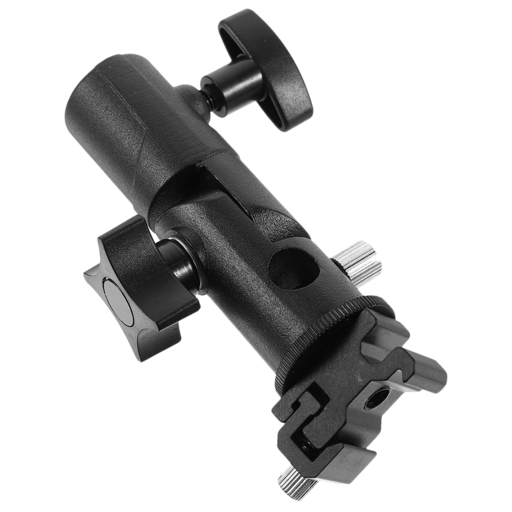 ARTIBETTER 2pcs Umbrella Stand Base Tripod Adapter E Type Flash Umbrella Stand Tripod Light Stand Camera Stand Flash Holder Bracket Umbrella Base Stand Black Aluminum Metal &