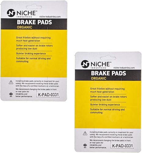 Miniatura 7 de NICHE Juego de pastillas de freno para Triumph Sprint Scrambler Bonneville T2022955 T2025045 Delantero trasero Orgánico