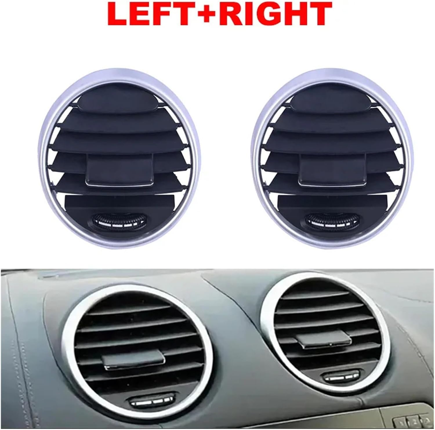Automotive Air Conditioning Vents Car Dashboard Air Conditioning Air Vent Outlet Panel Be-nzz M-erc-edess W164 ML350 GL350 GL350 GL450 ML350 1648301954 A1648301954 nice-looking(2pcs Left Right)