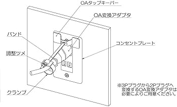 Amazon.co.jp: 【TERADA】TD-1311-J OAタップキーパー(1袋10個入り