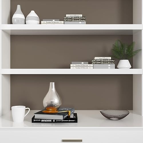 Vista 42 de CHIHUT Papel tapiz de color naranja para despegar y pegar de 17.7 x 100 pulgadas, mate, autoadhesivo, extraíble, papel adhesivo naranja sólido