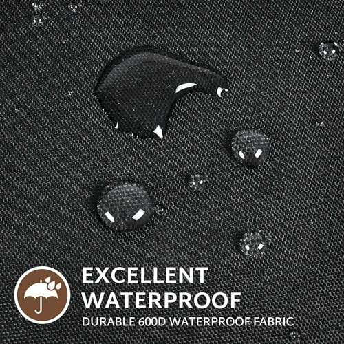 iBirdie Round Fire Pit Cover 32 inch, Outdoor Waterproof Coffee Table Cover by iBirdie - Used condition - Image 4