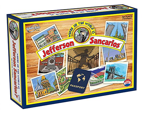 University GamesSababa Toys Where in the World Is Jefferson Sancarlos