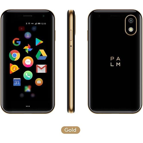 Palm Phone PVG100 (The Small Premium Unlocked Phone) with 32GB Memory and 12MP Camera (Gold)