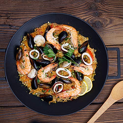 Moosse Premium Korean Bbq Grill Pan, Chosun Griddle, Enameled Cast Iron Grill For Induction Cooktop, Stove, Oven, No Seasoning Required, 13” #TOP5