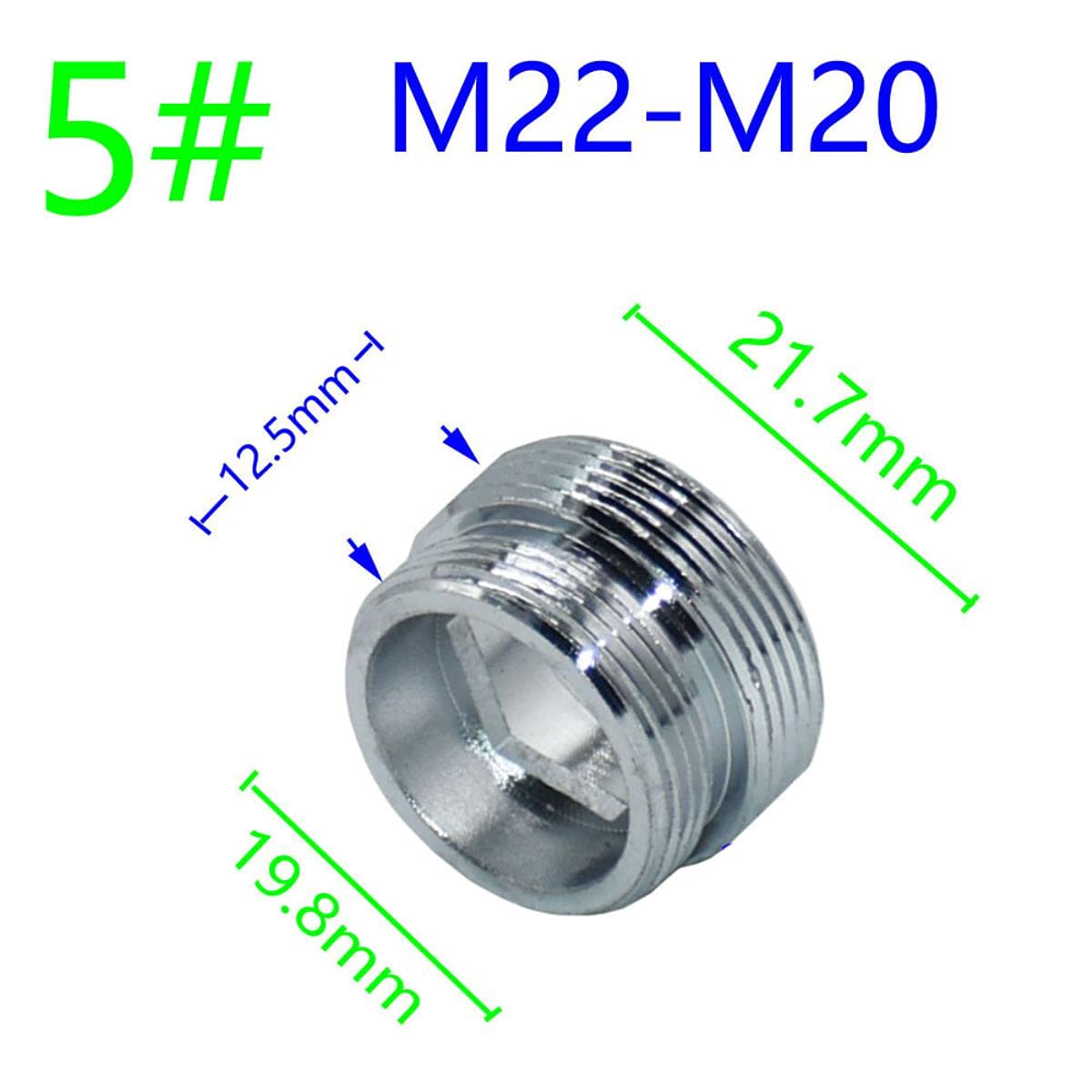 Raccords Filetés En Laiton 1/2" M19 X M22 - Joint D'étanchéité Inclus - Pour Robinet, Purificateur, Irrigation