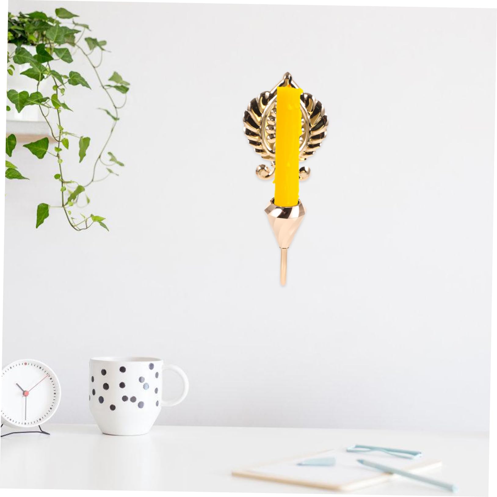 ABOOFAN 5st Kerzenhalter Zum Aufhängen An Der Wand Wohnkultur Party-kerzenständer Leuchter Kerzenhalter Zur Wandmontage Dekorativer Kerzenständer Wandkunst Modellieren Ornament Metall
